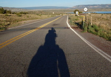 GDMBR: We turned on WY-96 and that is Abiquiu Lake in the background.